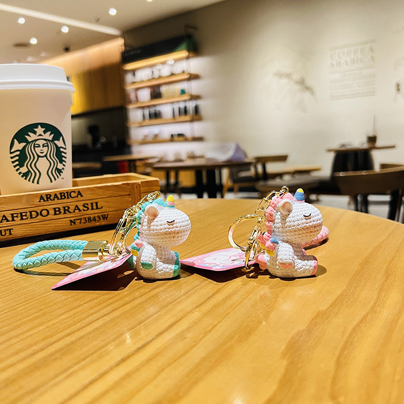 Wholesale New Unicorn Resin Keychain